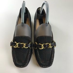 Coach Monogram Flats/ Loafers